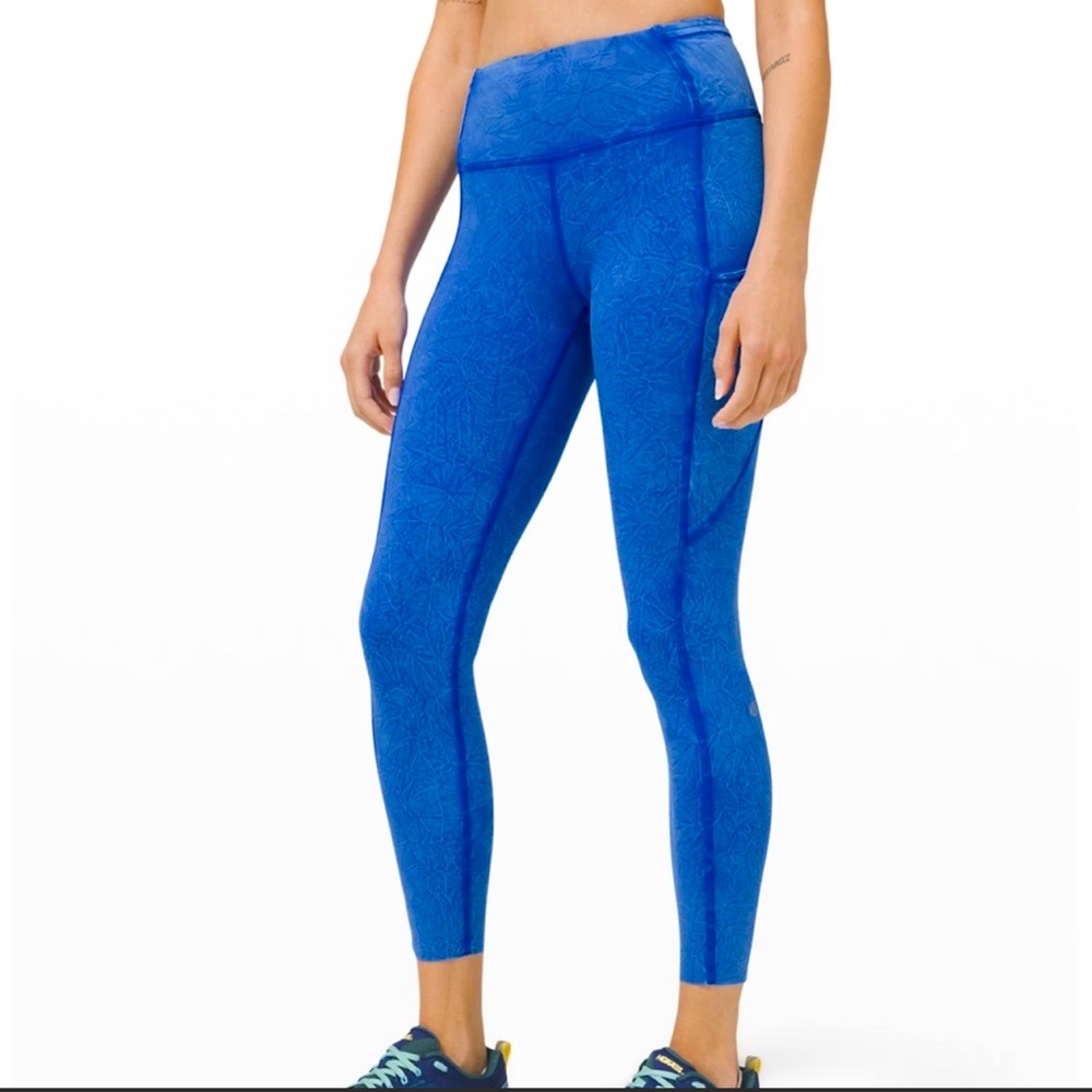 Lululemon Fast & Free HR Tight 25” Ice Dye